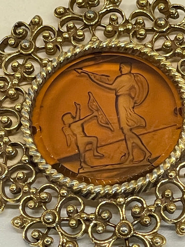 Goldette Intaglio Cupid/ Venus Necklace Bloomers and Frocks